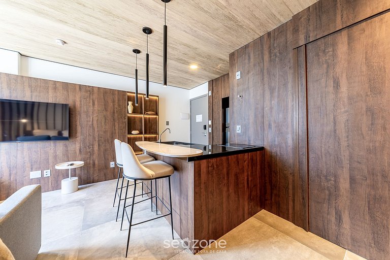 Hermoso Estudio Vista Mar Lateral NWT1404