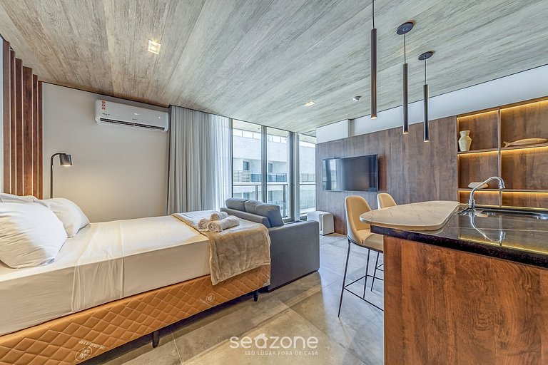 Hermoso Estudio Vista Mar Lateral NWT1404