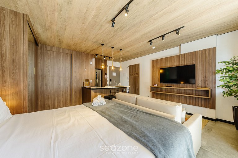 Hermoso Estudio con Vista Lateral al Mar NWT0803