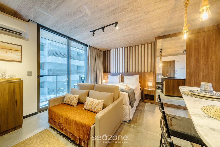 Hermoso Estudio con Vista Lateral al Mar NWT0803