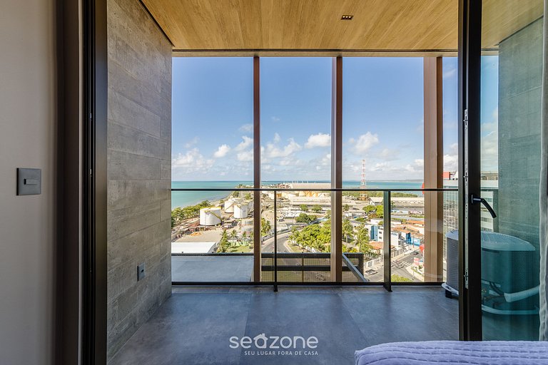 Estudio frente al mar en Cond. con piscina NWT1313