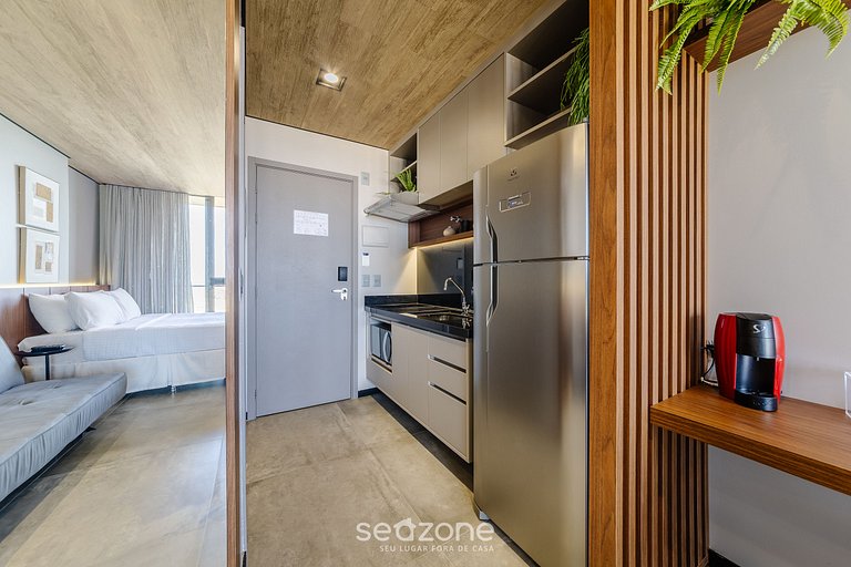 Estúdio na Orla em Cond. c/ Piscina NWT1313