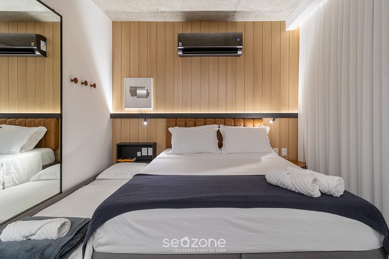 Viva Jurerê a poucos passos da praia! SOT0303