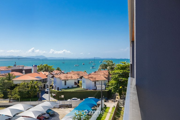 Varanda com vista mar a 230m da praia! PRB0405