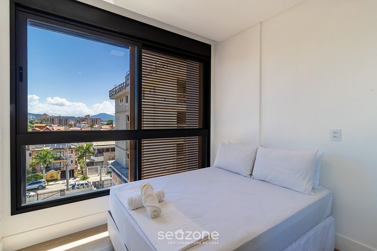 Varanda com vista mar a 230m da praia! PRB0405