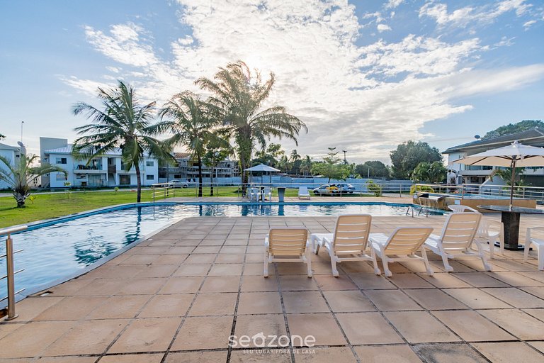 Condominio con Piscina en Praia do Mutá en Porto-BA - MUT