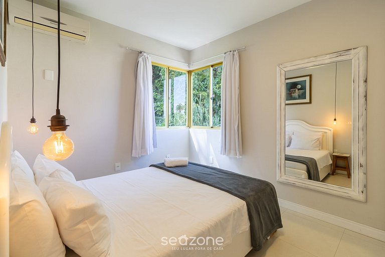 Apt vistas mar 240m de la playa en Jurerê IDO207