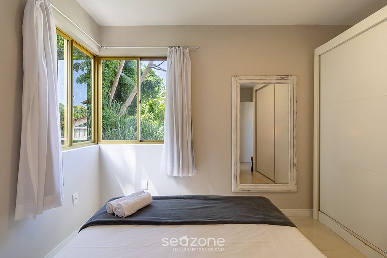 Apt vistas mar 240m de la playa en Jurerê IDO207