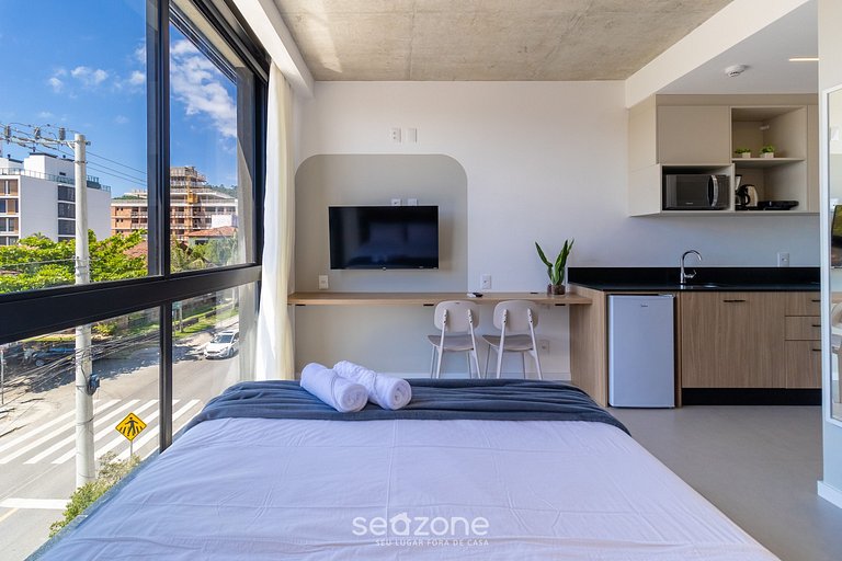 Studio incrível próximo ao mar de Jurerê! SOT0202