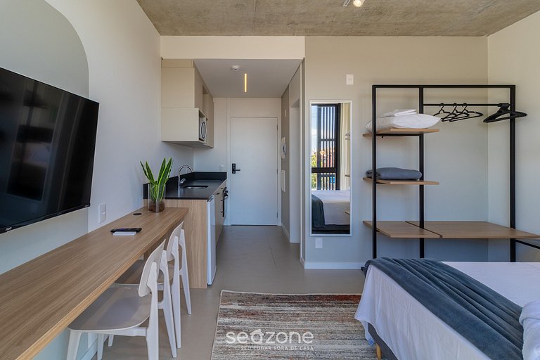 Studio incrível próximo ao mar de Jurerê! SOT0202
