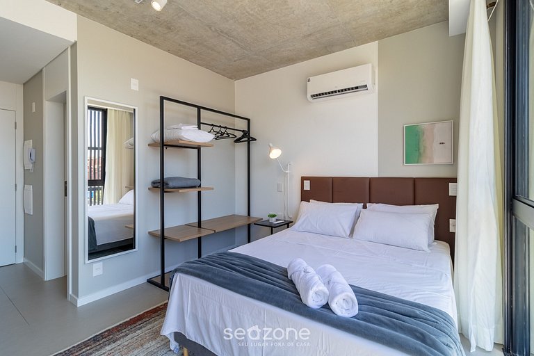 Estudio increíble cerca del mar de Jurerê! SOT0202