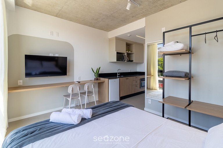Studio incrível próximo ao mar de Jurerê! SOT0202