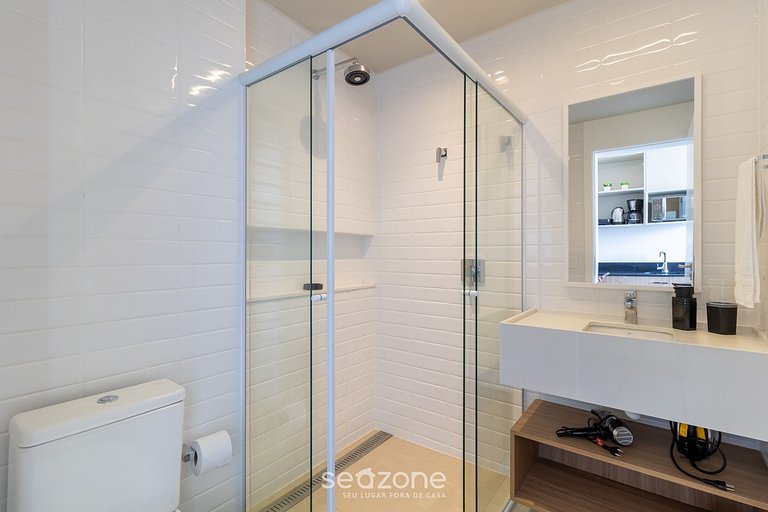 Estudio increíble cerca del mar de Jurerê! SOT0202