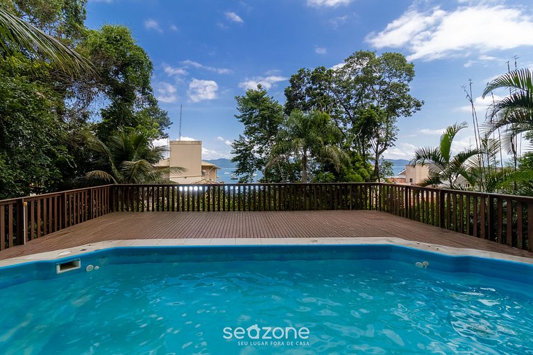 Apt vistas mar 240m de la playa en Jurerê IDO207