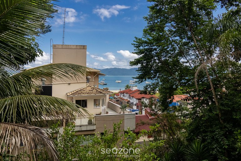 Apt vistas mar 240m de la playa en Jurerê IDO207