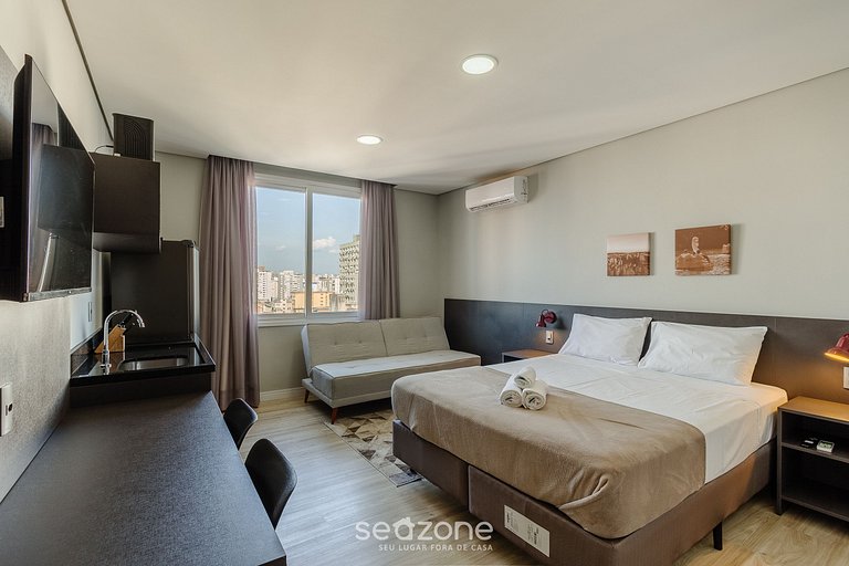 Studio cond. c/ piscina prox. a CCMQ TCO1215