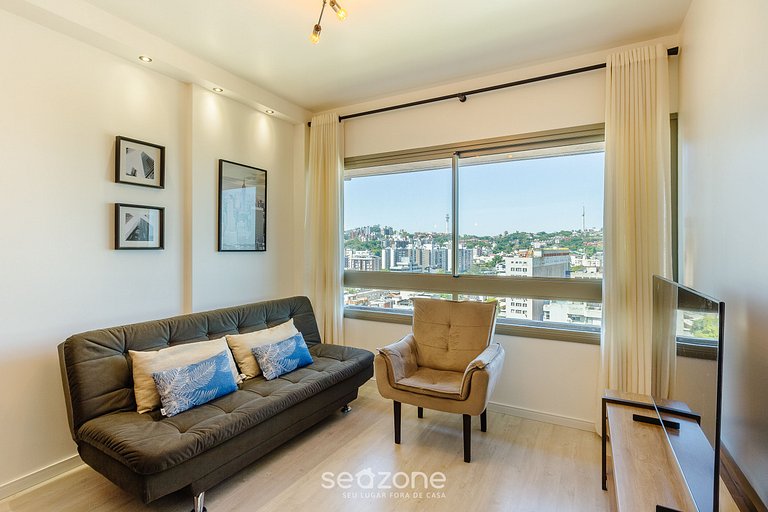 Apartamento 1 quarto equipado PoA-RS AIR1507