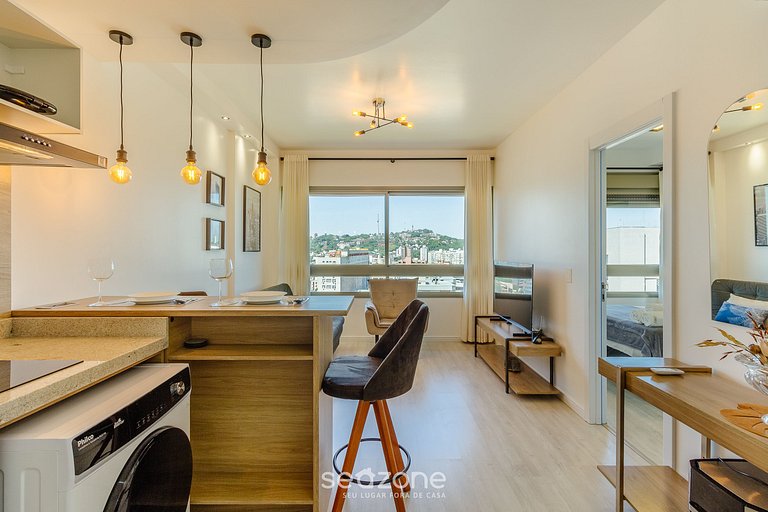 Apartamento 1 dormitorio equipado PoA-RS AIR1507