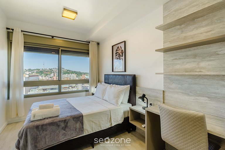 Apartamento 1 dormitorio equipado PoA-RS AIR1507