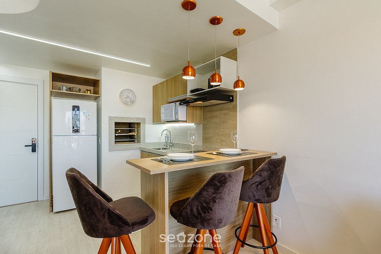 Apto de 1 dormitorio con barbacoa PoA-RS AIR1607