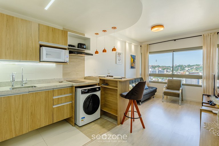 Apto de 1 dormitorio con barbacoa PoA-RS AIR1607