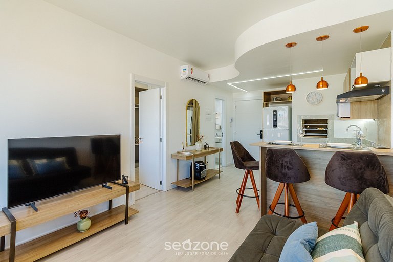 Apto 1 quarto com churrasqueira PoA-RS AIR1607