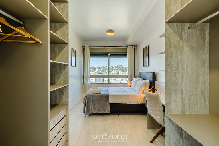 Apto 1 quarto com churrasqueira PoA-RS AIR1607