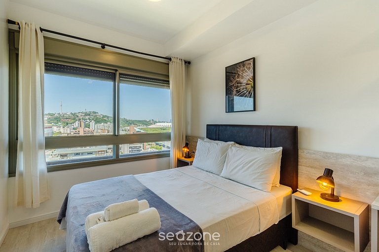 Apto 1 quarto com churrasqueira PoA-RS AIR1607