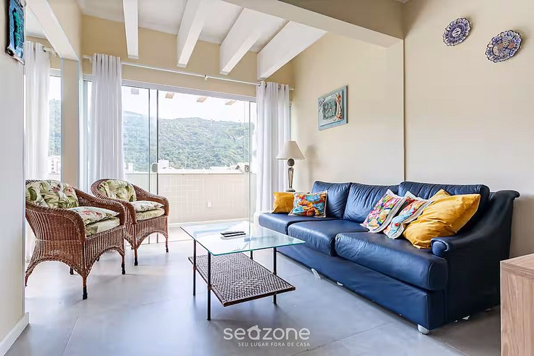 Apto con vista al mar, 200m de Praia Brava CTA022 Seazone