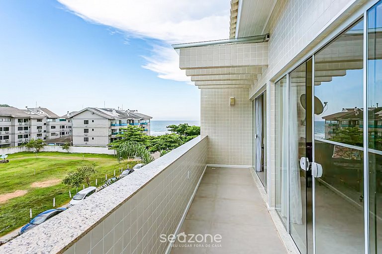 Apto con vista al mar, 200m de Praia Brava CTA022 Seazone