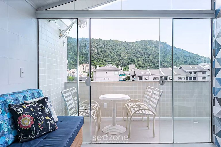 Apto con vista al mar, 200m de Praia Brava CTA022 Seazone