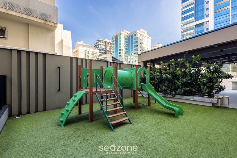 Depto c/ piscina y gym 350m Meia Praia IFT0808