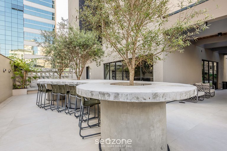 Estudio 350m de playa con piscina y gim IFT1308