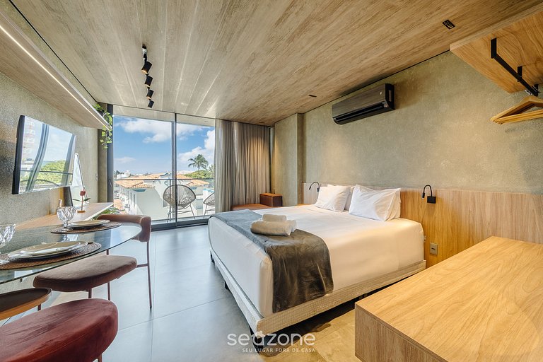 Estudio c/Piscina cerca de la playa NWT0319