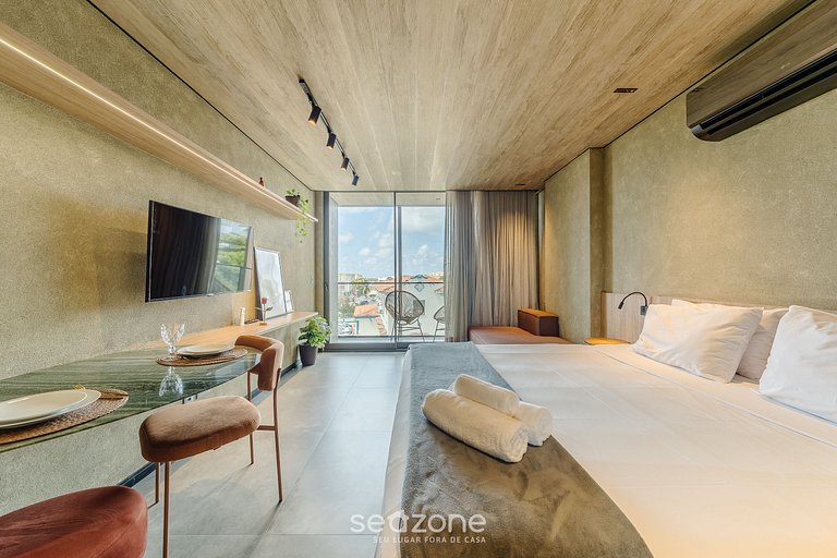 Estudio c/Piscina cerca de la playa NWT0319