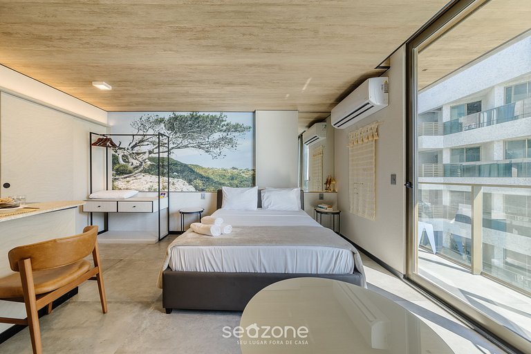 Hermoso Estudio con Vista Lateral al Mar NWT1308