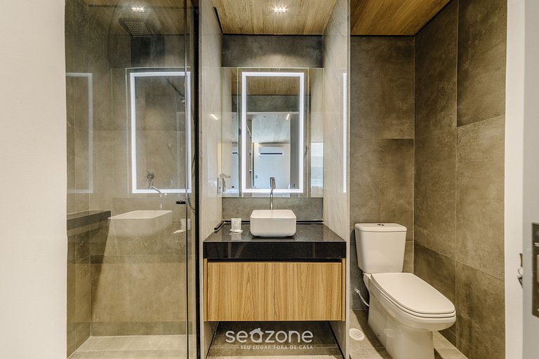 Belo Estúdio Vista Lateral Mar NWT0508