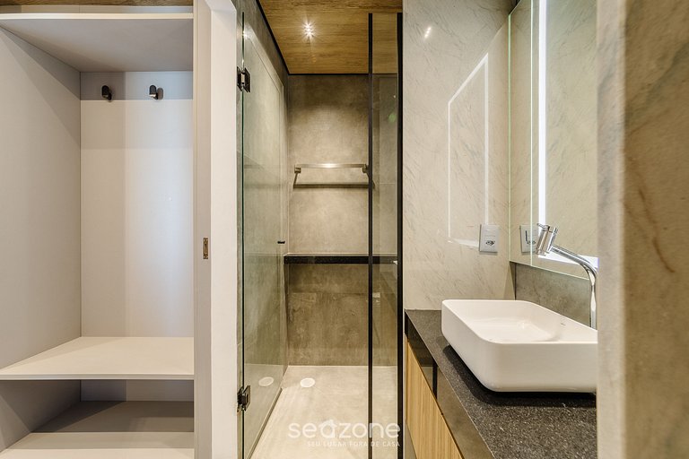 Belo Estúdio Vista Lateral Mar NWT0508