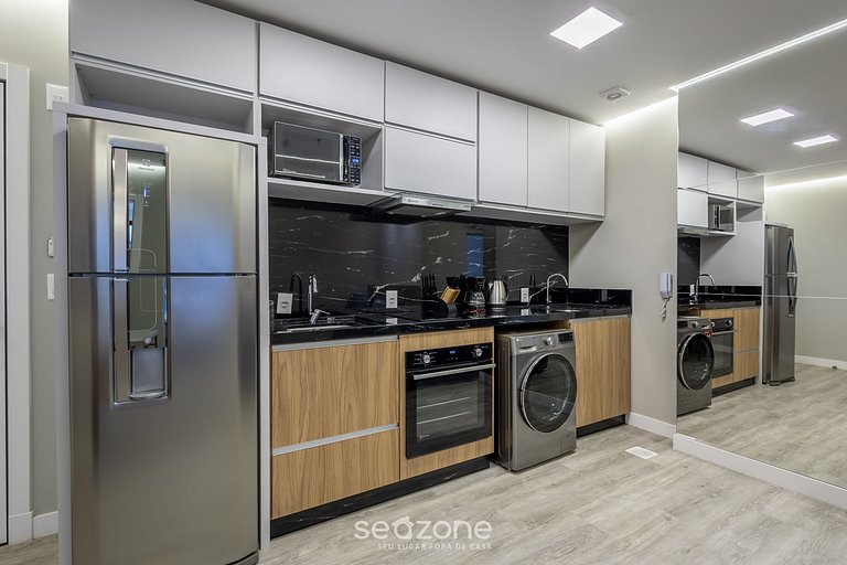 Studio completo c/ piscina a 350m da praia IFT1108