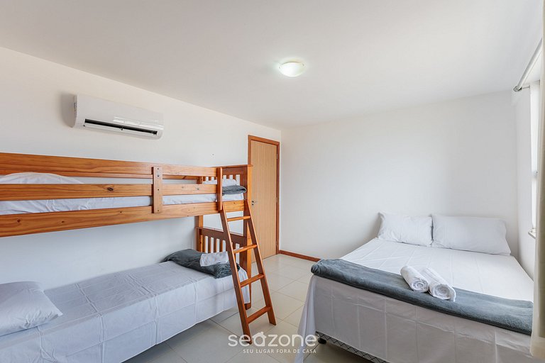 Apartamento Vista Mar 190m da Praia BSR0203