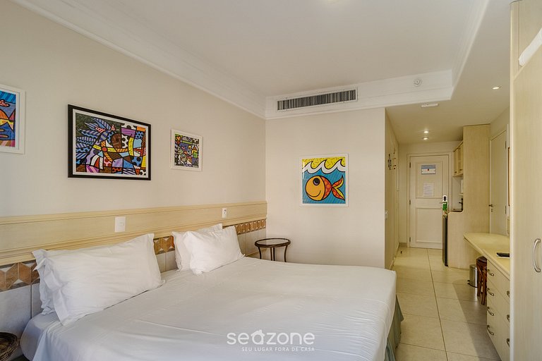 Estudio en Jurerê vista mar y piscina resort JBV134 Seazone