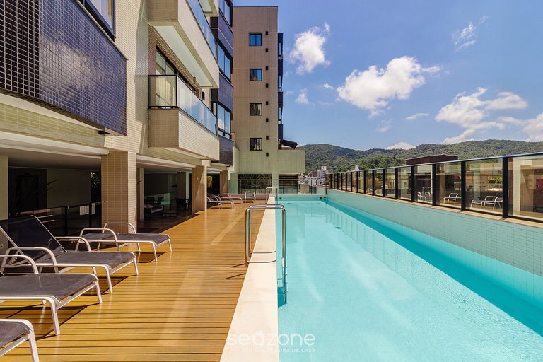 Apto 1Q c/ Piscina a 650m da Praia PDN0113