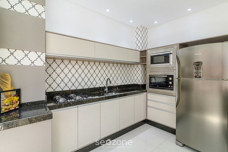 Apto 1Q c/ Piscina a 650m da Praia PDN0113