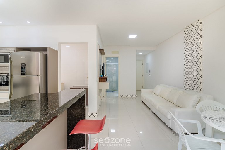 Apto 1Q c/ Piscina a 650m da Praia PDN0113