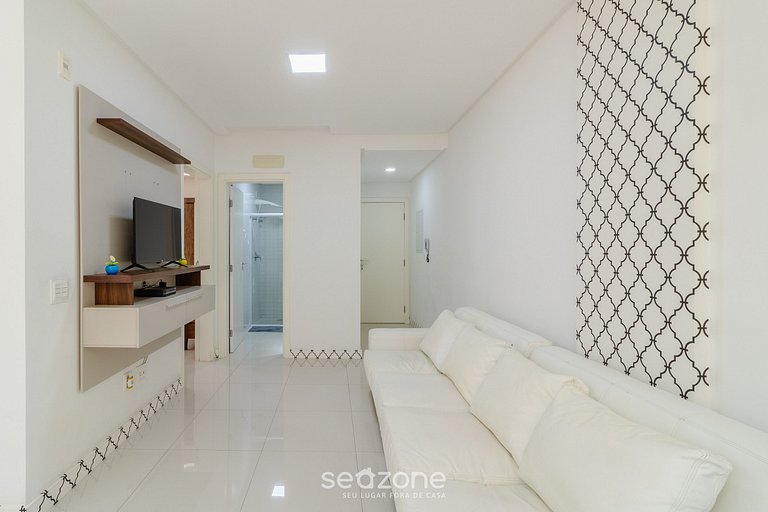 Apto 1Q c/ Piscina a 650m da Praia PDN0113