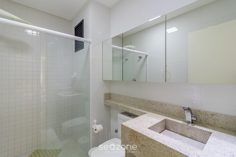 Apto 1Q c/ Piscina a 650m da Praia PDN0113