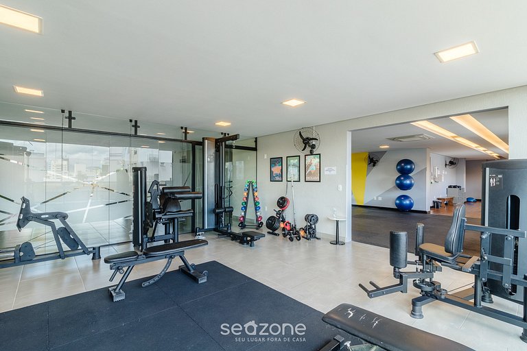 Apto 1Q c/ Piscina a 650m da Praia PDN0113