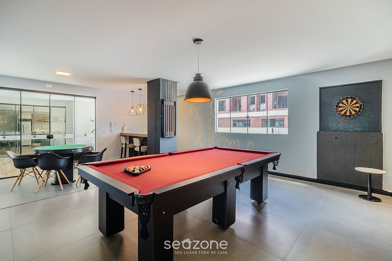 Apto 1Q c/ Piscina a 650m da Praia PDN0113