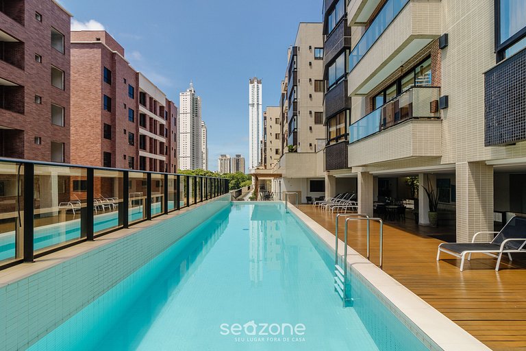 Apto 1Q c/ Piscina a 650m da Praia PDN0113