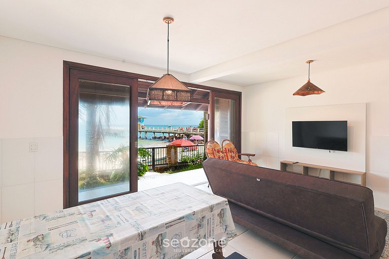 Casa 3H Frente al Mar c/ parrilla Bombinhas SDN042